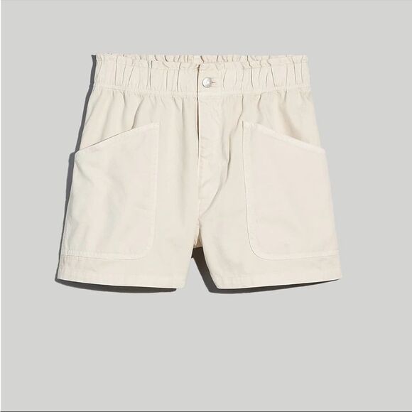 Madewell Denim Pull-On Paperbag Utility Shorts: Garment-Dyed Edition Size 29‎ - Picture 12 of 12